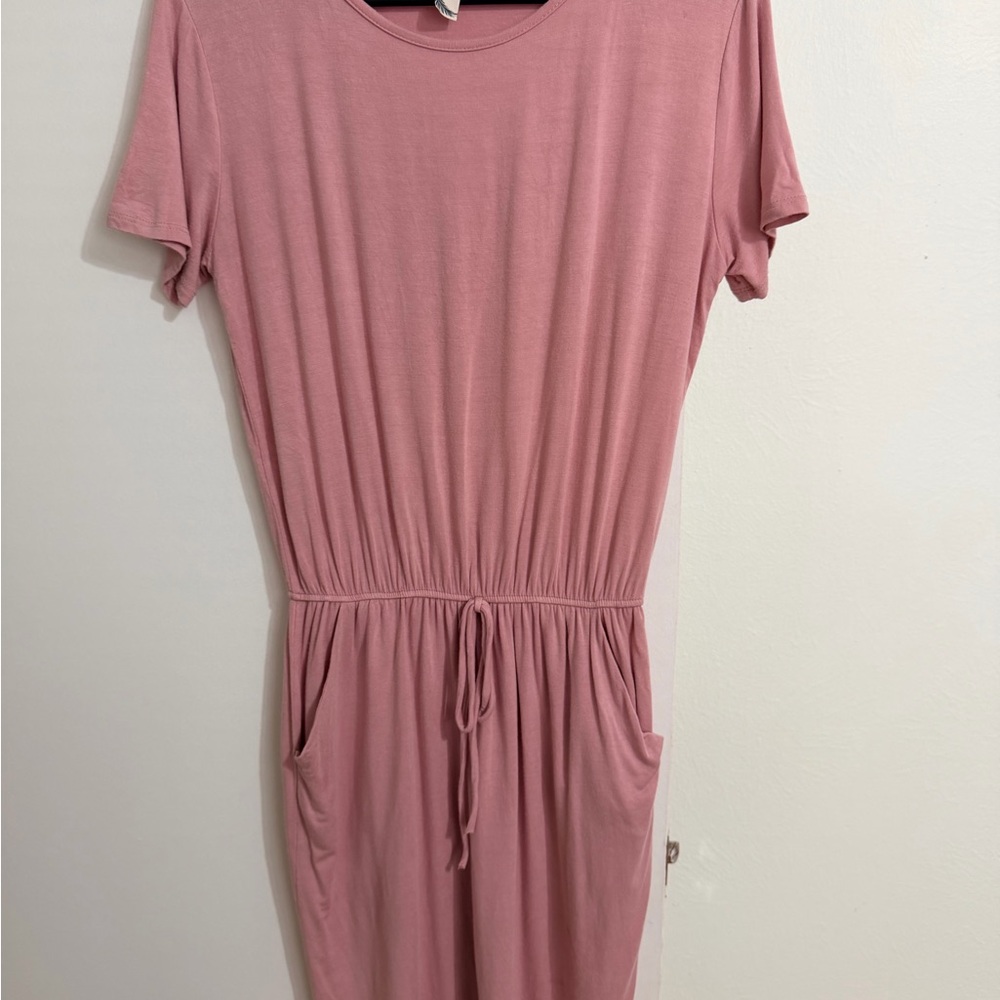 Pink Casual Dress